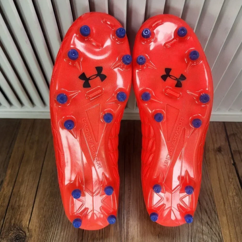 Under Armour Magnetico Clone Pro 3 Womens 10 Red Green Soccer Cleats 3027497-600